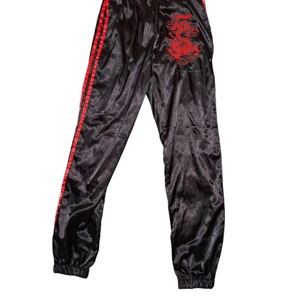 Unbranded Women's Black and Red Trousers